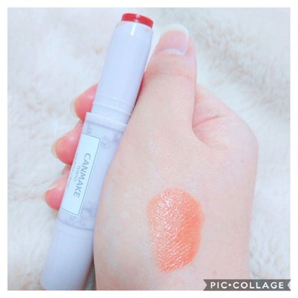 ステイオンバームルージュ/キャンメイク/口紅を使ったクチコミ(2枚目)