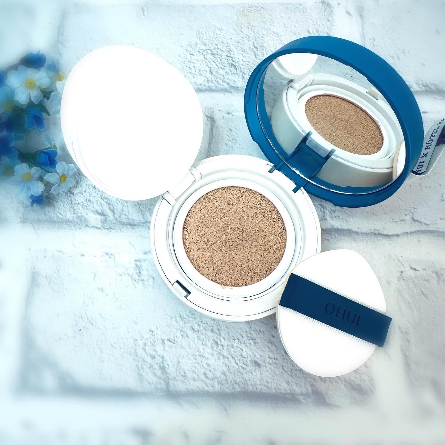 アルティメットフィット ロングウェアデニムクッション 01 ライトベージュ/OHUI/クッションファンデーションを使ったクチコミ（2枚目）