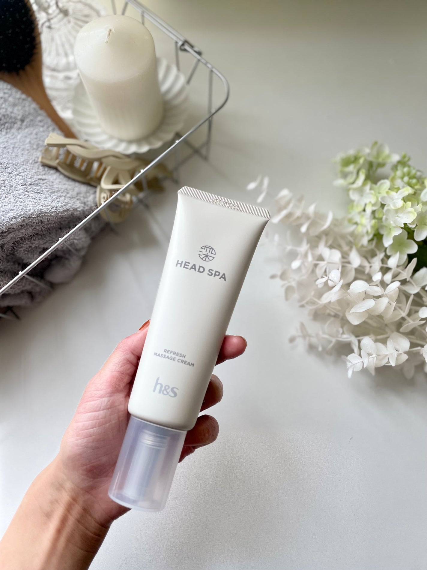 リフレッシュ マッサージクリーム/h&s/洗い流すヘアトリートメントを使ったクチコミ(2枚目)