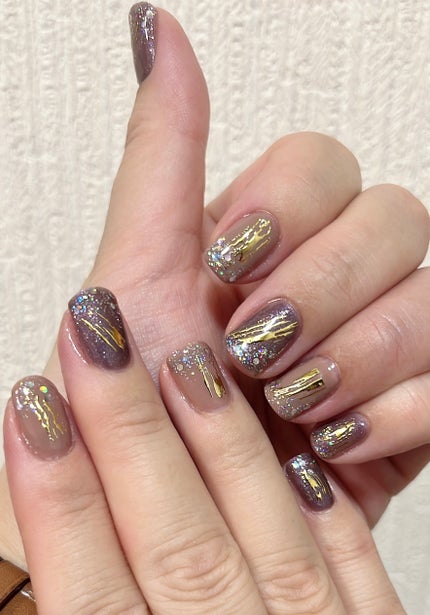 ジェルネイル(ライト対応)/セリア/ジェルネイルを使ったクチコミ(5枚目)