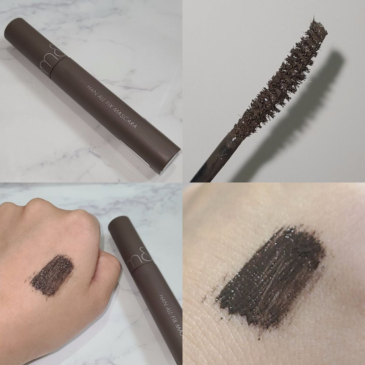 ハンオールフィックスマスカラ/rom&nd/マスカラを使ったクチコミ(2枚目)