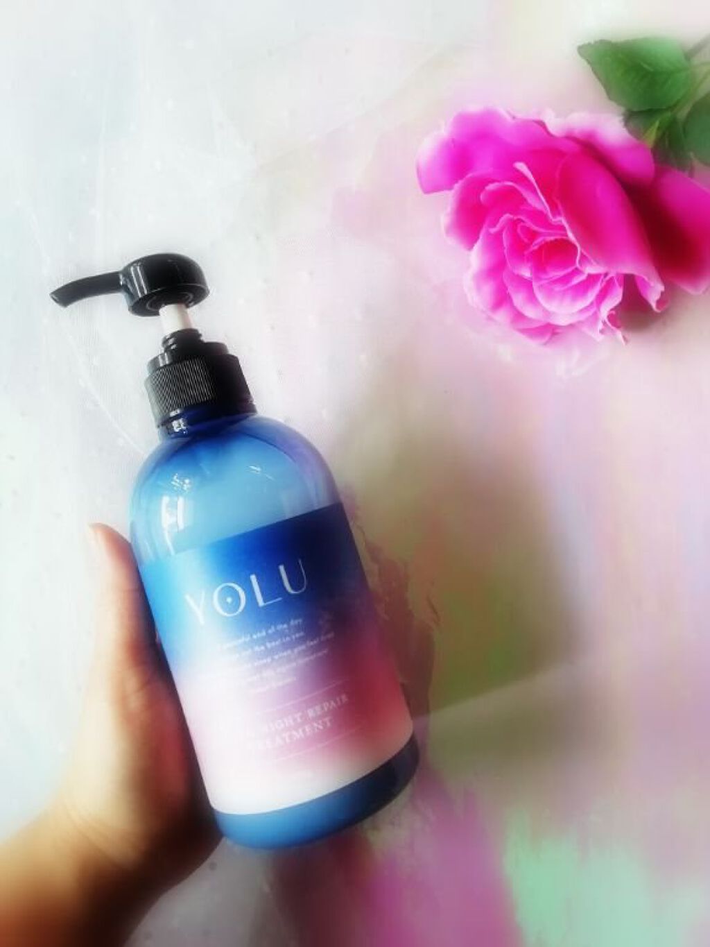 カームナイトリペアシャンプー/トリートメント/YOLU/市販シャンプーを使ったクチコミ(5枚目)