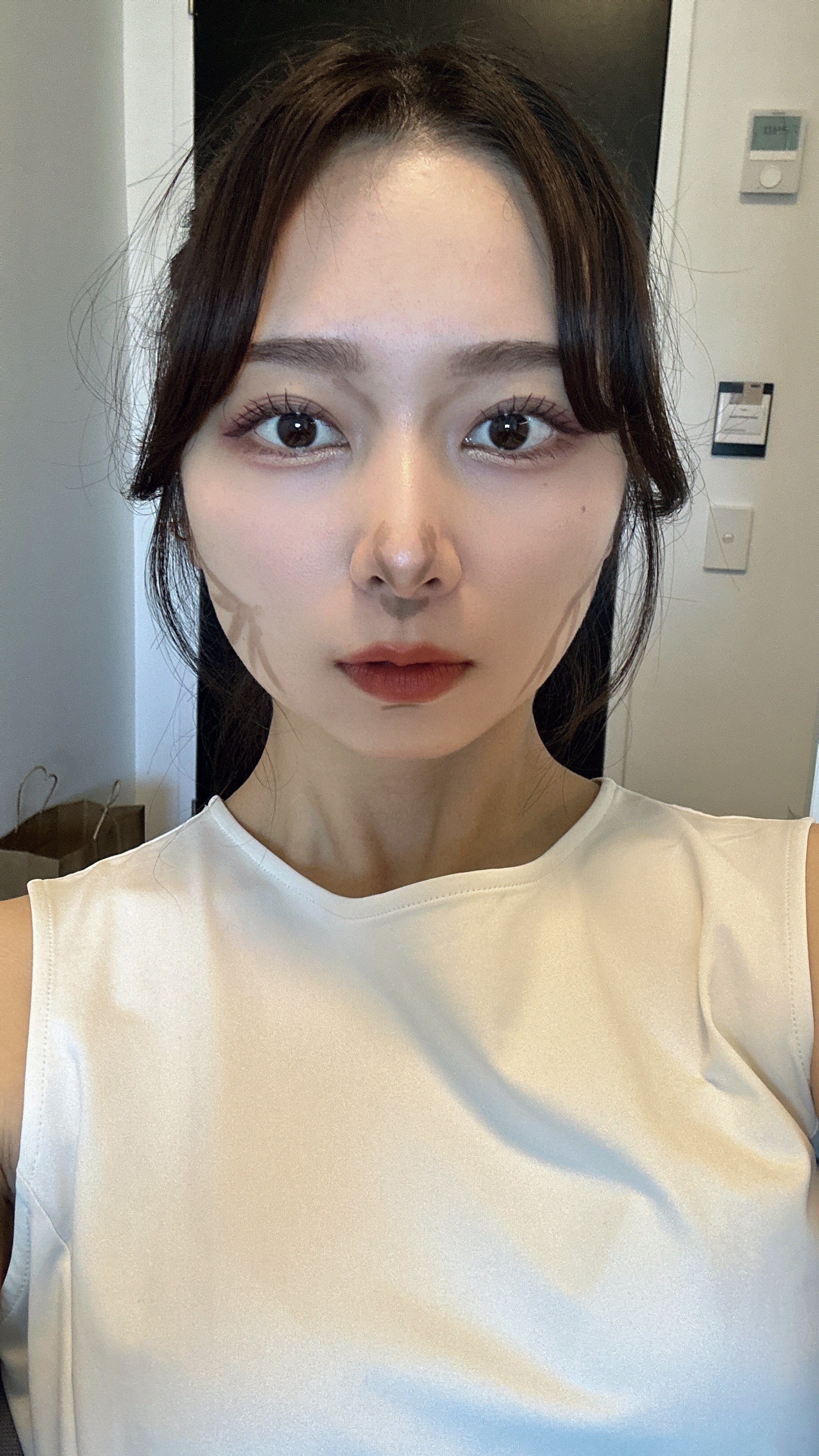 アイムマルチスティック デュアル/i’m meme/シェーディングを使ったクチコミ（3枚目）