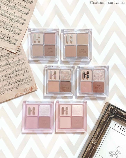 ホリカホリカ マイフェイブシャドウパレット(4カラー) #05 MERRY/HOLIKA HOLIKA/アイシャドウパレットを使ったクチコミ(1枚目)