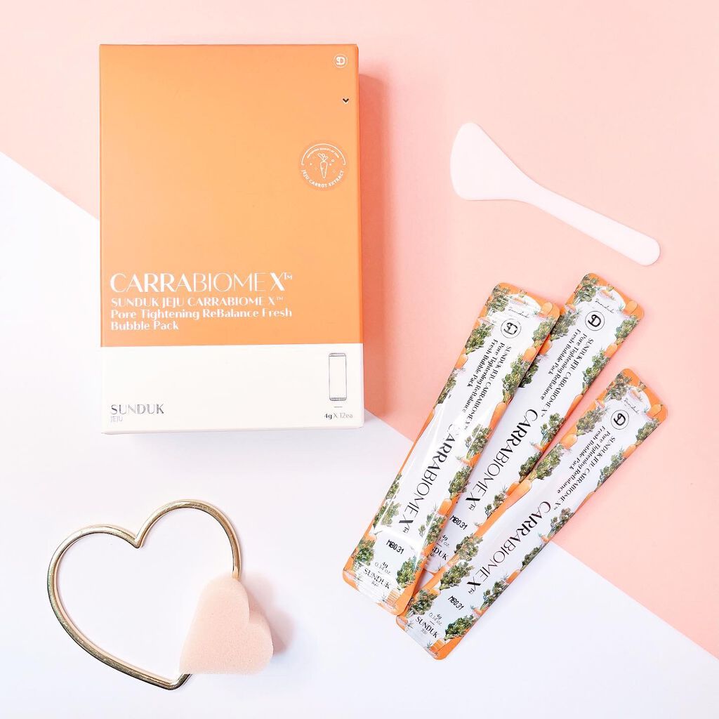 キャロットバブルパック/SUNDUK JEJU/洗い流すパック・マスクを使ったクチコミ(1枚目)