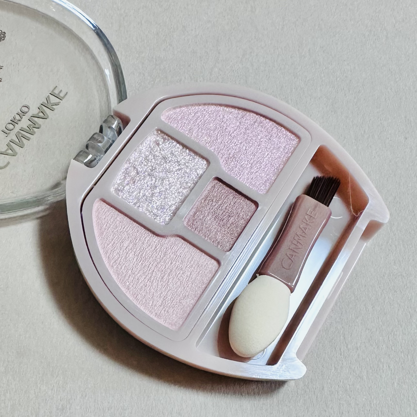 プランぷくコーデアイズ/キャンメイク/パウダーアイシャドウを使ったクチコミ（2枚目）