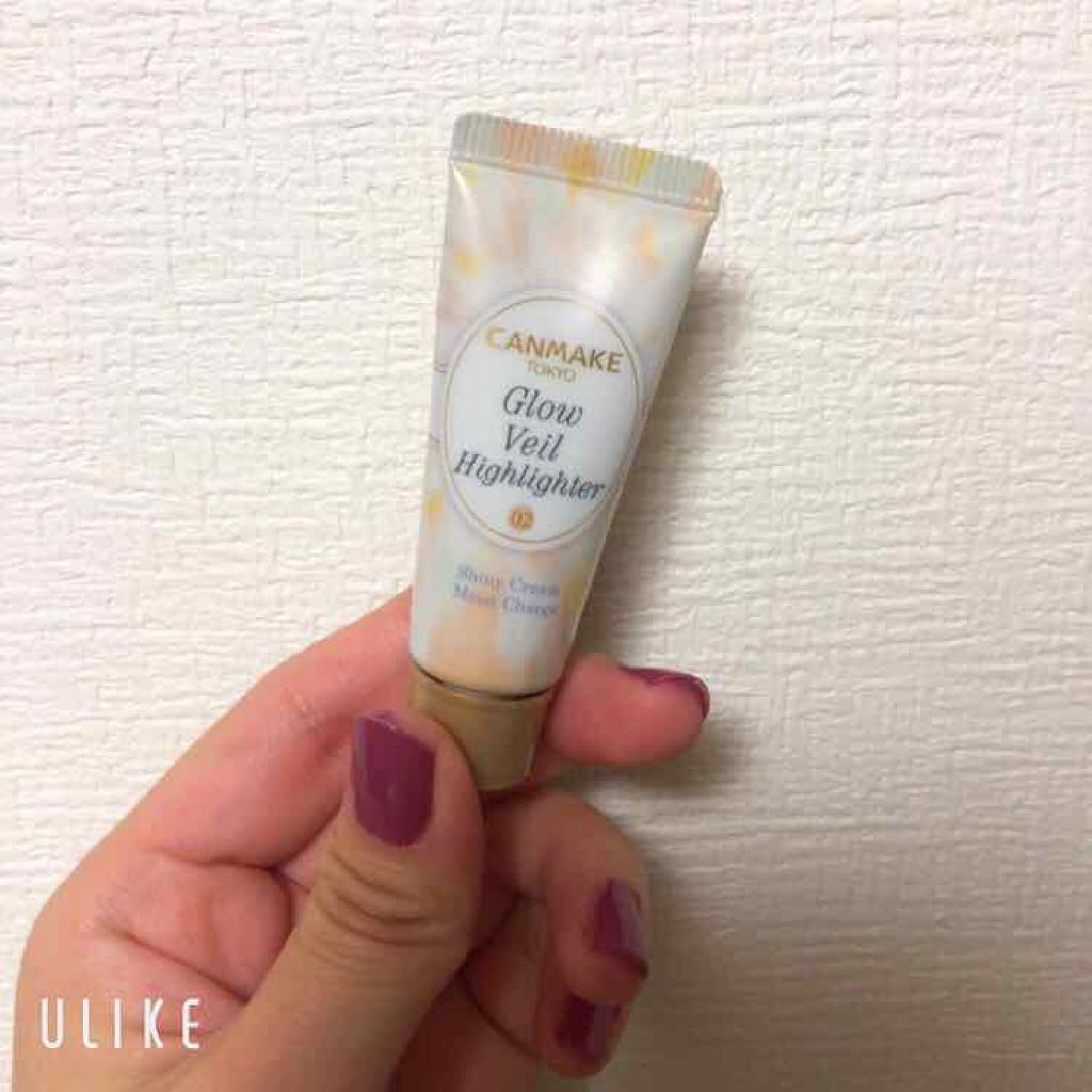 グロウヴェールハイライター/キャンメイク/クリームハイライトを使ったクチコミ(1枚目)
