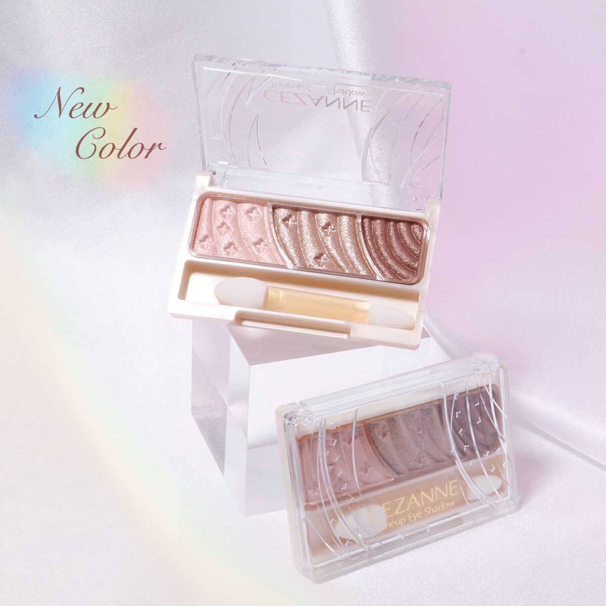 トーンアップアイシャドウ/CEZANNE/アイシャドウパレットを使ったクチコミ(1枚目)