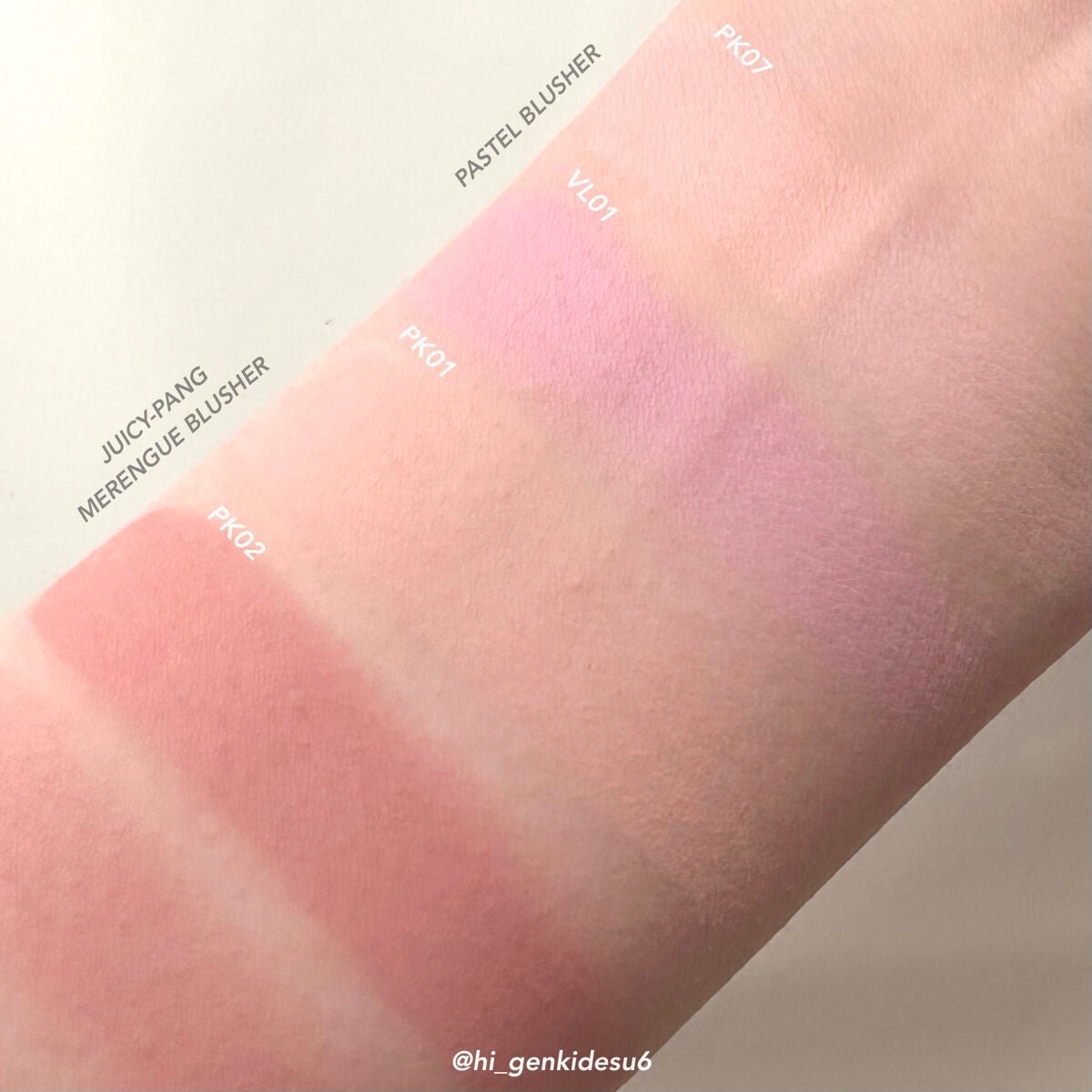 アピュー パステルブラッシャー/A’pieu/パウダーチークを使ったクチコミ(3枚目)