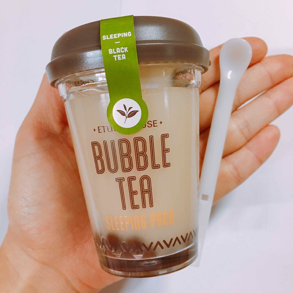 バブルティー ナイトパック  BT/ETUDE/フェイスクリームを使ったクチコミ（1枚目）