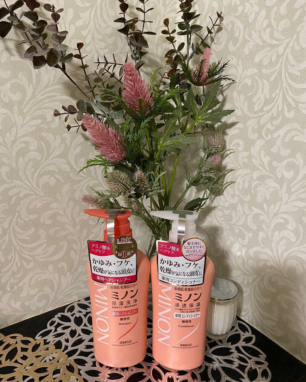 ミノン薬用ヘアシャンプー／薬用コンディショナー/ミノン/シャンプー・コンディショナーを使ったクチコミ（1枚目）