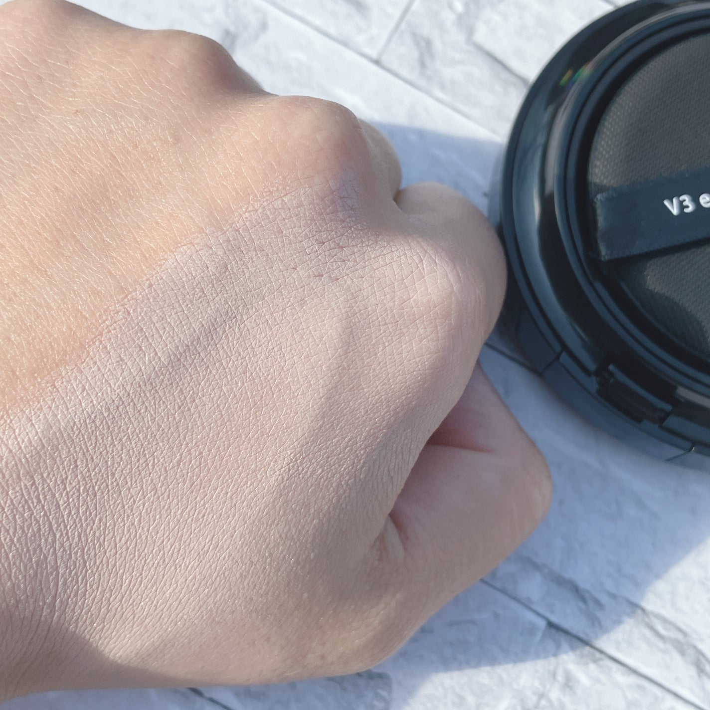 V3 エキサイティングファンデーション/SPICARE/クッションファンデーションを使ったクチコミ(3枚目)