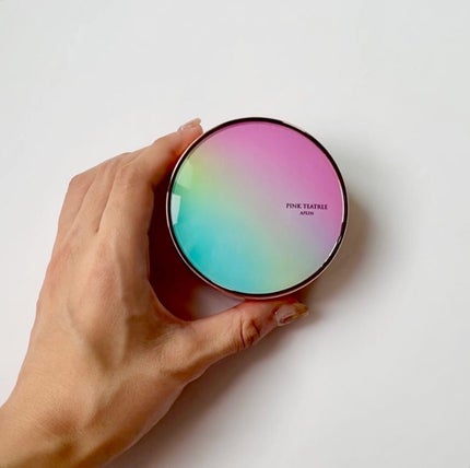 ピンクティーツリーカバークッション/APLIN/クッションファンデーションを使ったクチコミ(2枚目)