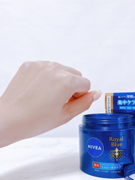 ニベア ロイヤルブルーボディクリーム うるおい密封ケア/ニベア/ボディクリームを使ったクチコミ(6枚目)