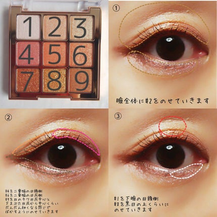 ワンピックアイシャドウパレット/APLIN/アイシャドウパレットを使ったクチコミ(9枚目)