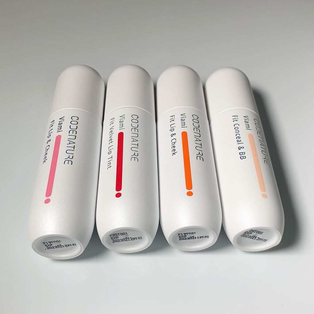 ビアミフィットリップ&チーク/CODENATURE/リップグロスを使ったクチコミ(3枚目)