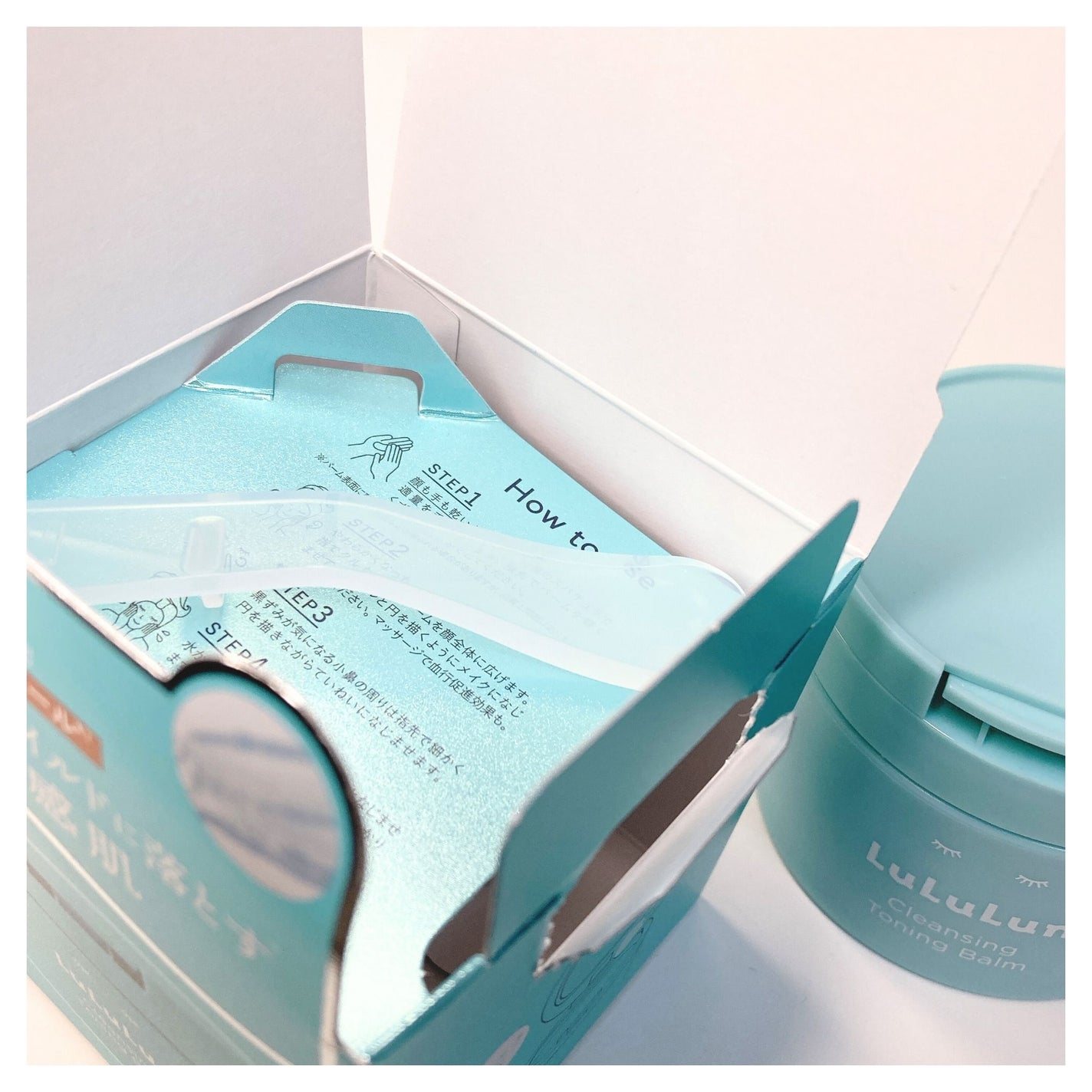 ルルルンクレンジング トーニングバーム MILD BLUE/ルルルン/クレンジングバームを使ったクチコミ(2枚目)