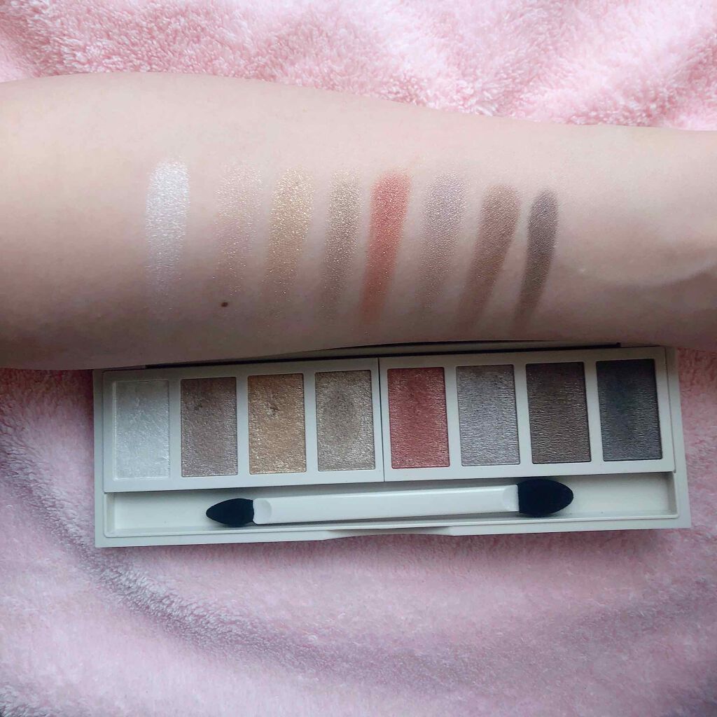 グラマラスヌード アイパレット (クリスマスコフレ 2017)/Visée/メイクアップキットを使ったクチコミ(3枚目)