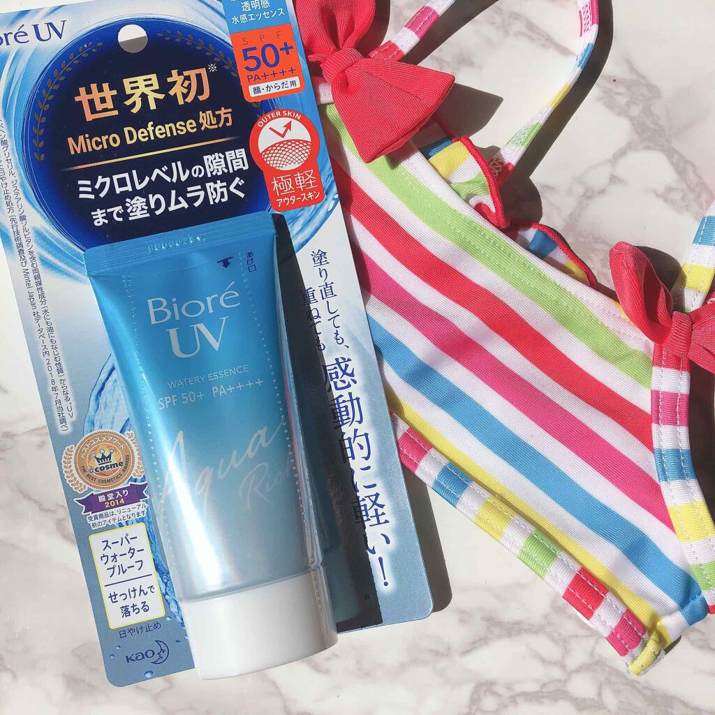 ビオレUV アクアリッチウォータリーエッセンス/ビオレ/日焼け止め・UVケアを使ったクチコミ（1枚目）