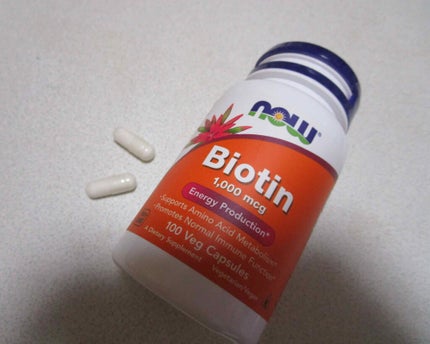 ビオチン/Now Foods/健康サプリメントを使ったクチコミ(1枚目)