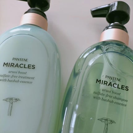 ミラクルズ うるおいブースト シャンプー/トリートメント/パンテーン/市販シャンプーを使ったクチコミ(2枚目)