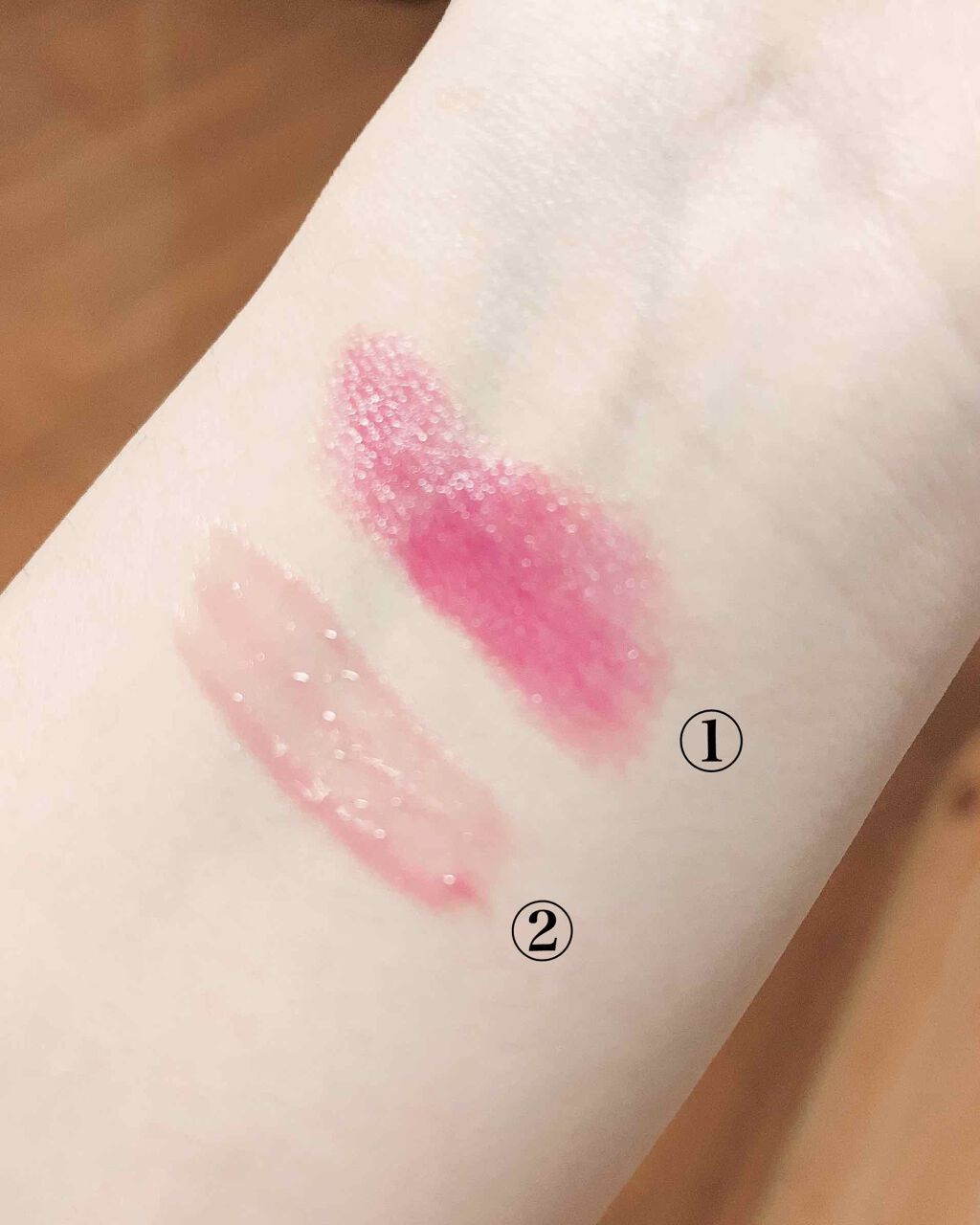 フォーエヴァージューシー オイルルージュ シアー/JILL STUART/口紅を使ったクチコミ（2枚目）