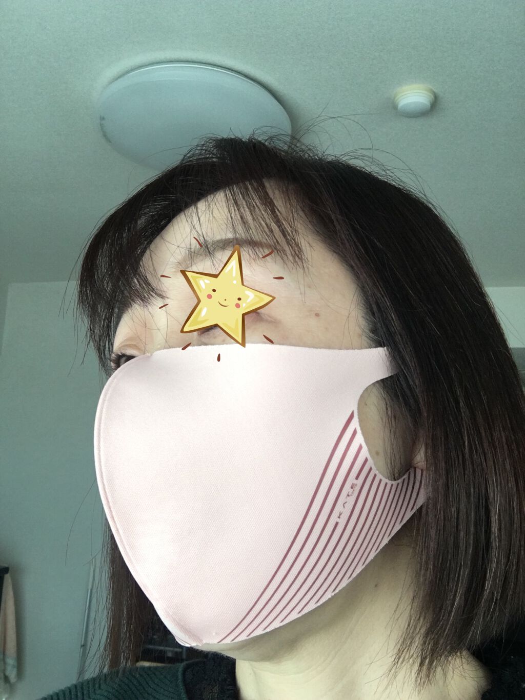 小顔シルエットマスク/KATE/マスクを使ったクチコミ(2枚目)