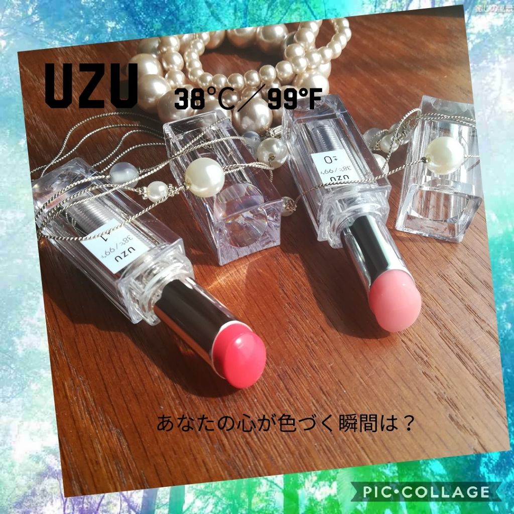38°C / 99°F Lipstick <TOKYO>/UZU BY FLOWFUSHI/口紅を使ったクチコミ(1枚目)