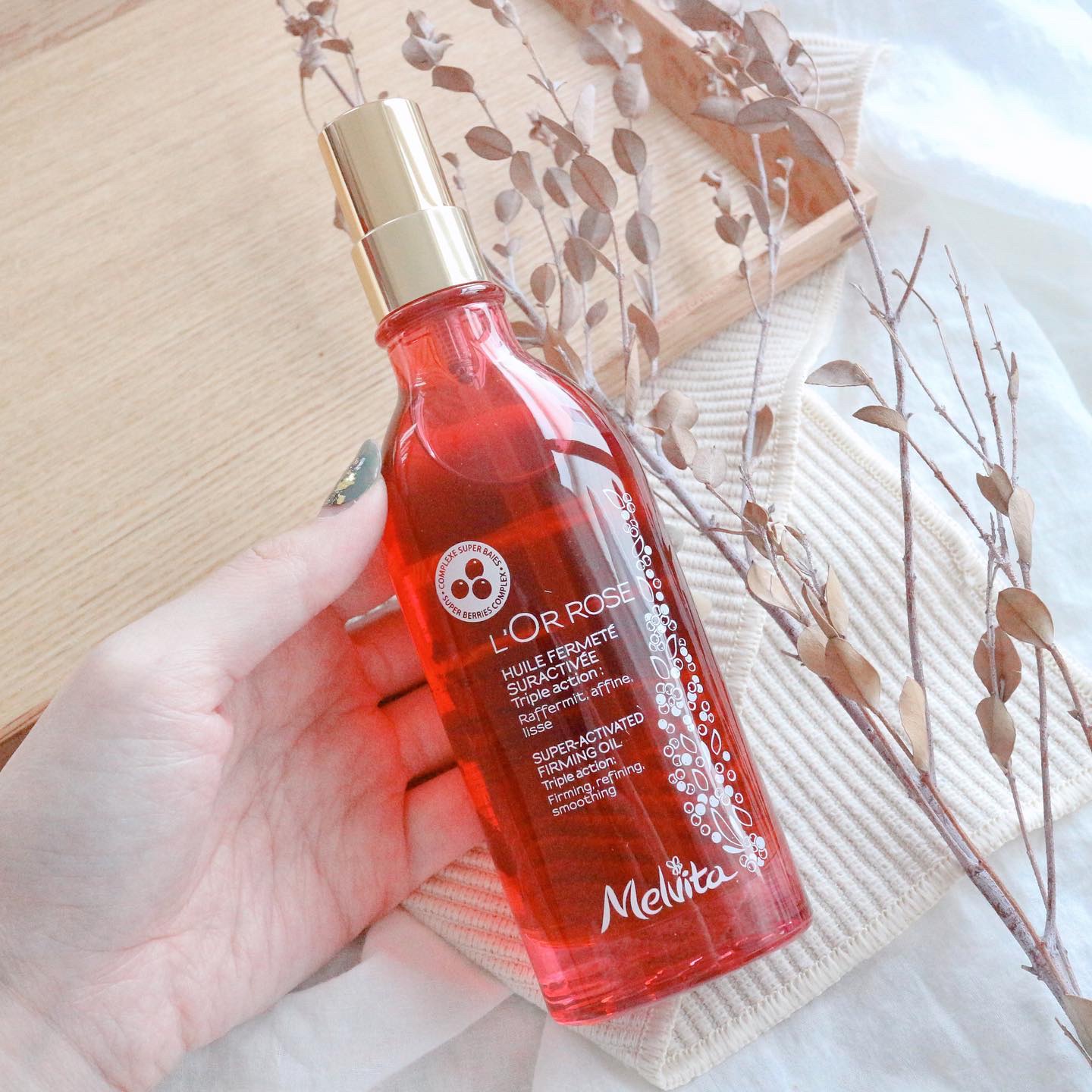 ロルロゼ ピンクフィット ボディオイル/Melvita/ボディオイルを使ったクチコミ（2枚目）