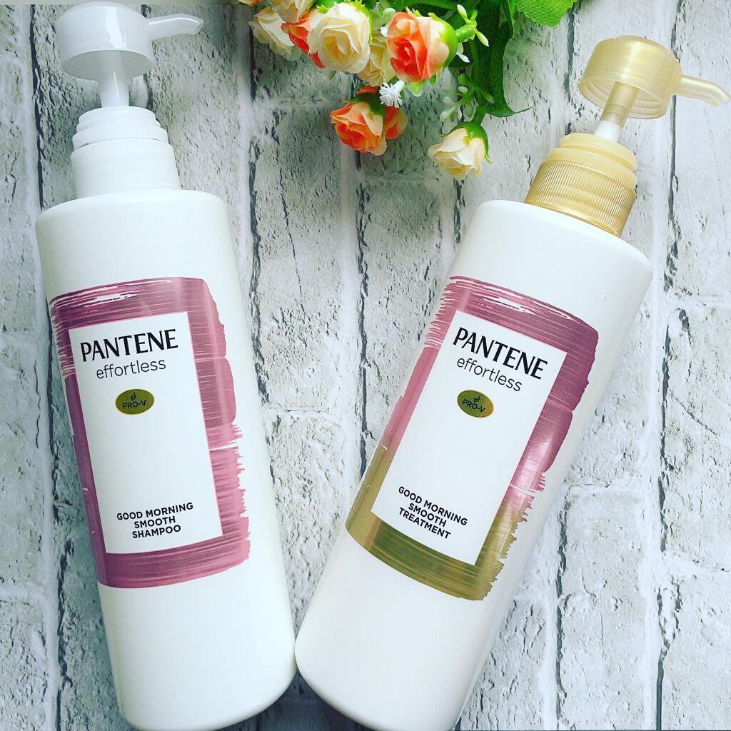 パンテーン エフォートレス グッドモーニング スムース シャンプー／トリートメント/パンテーン/市販シャンプーを使ったクチコミ（2枚目）
