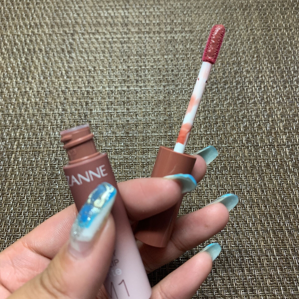 ウォータリーティントリップ マット/CEZANNE/リップティントを使ったクチコミ（3枚目）