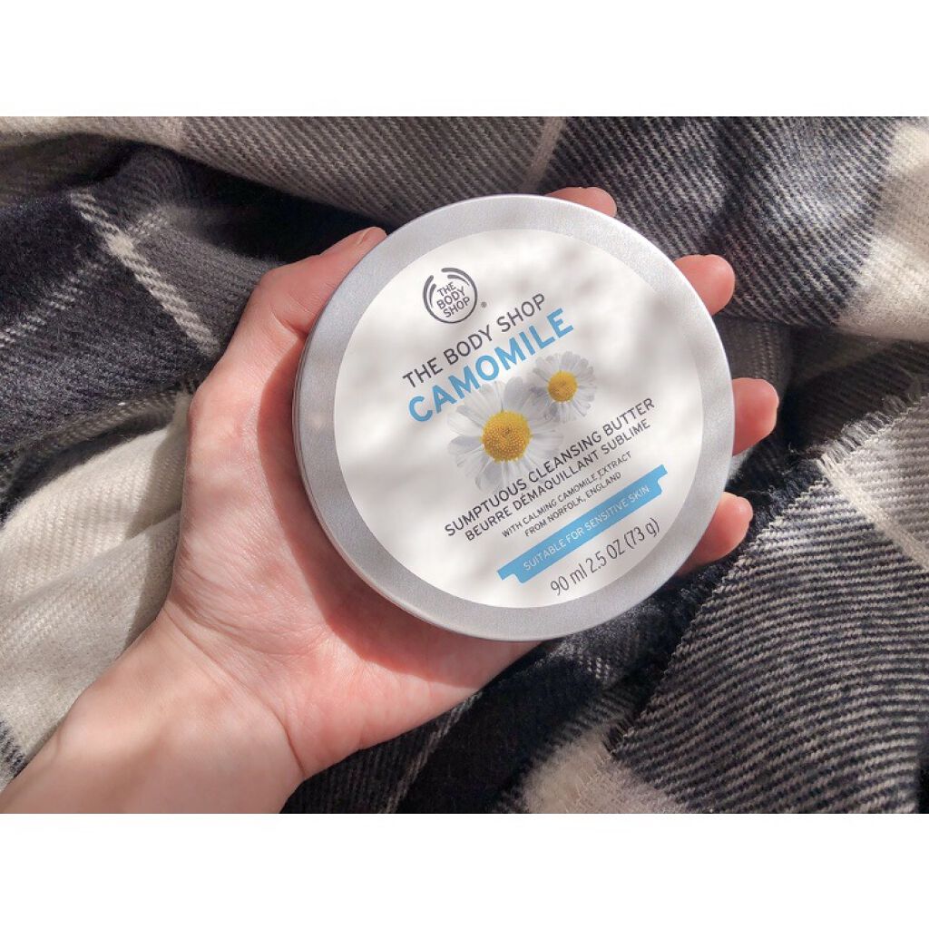 カモマイル サンプチュアス クレンジングバター/THE BODY SHOP/クレンジングバームを使ったクチコミ（2枚目）