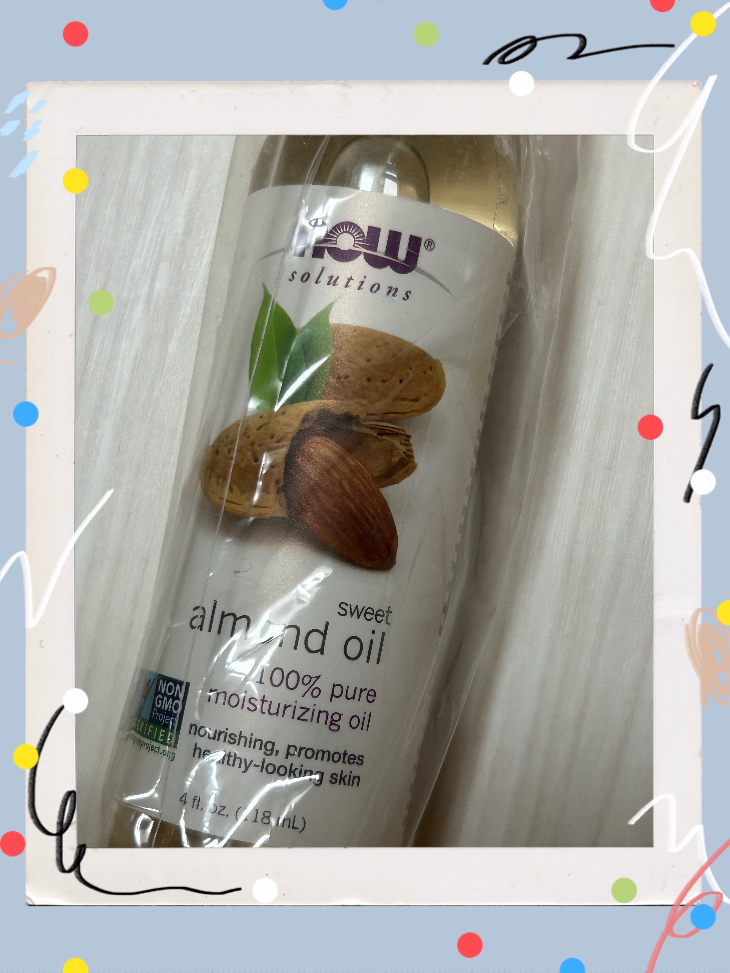 Sweet Almond Oil/Now Foods/フェイスオイルを使ったクチコミ（1枚目）