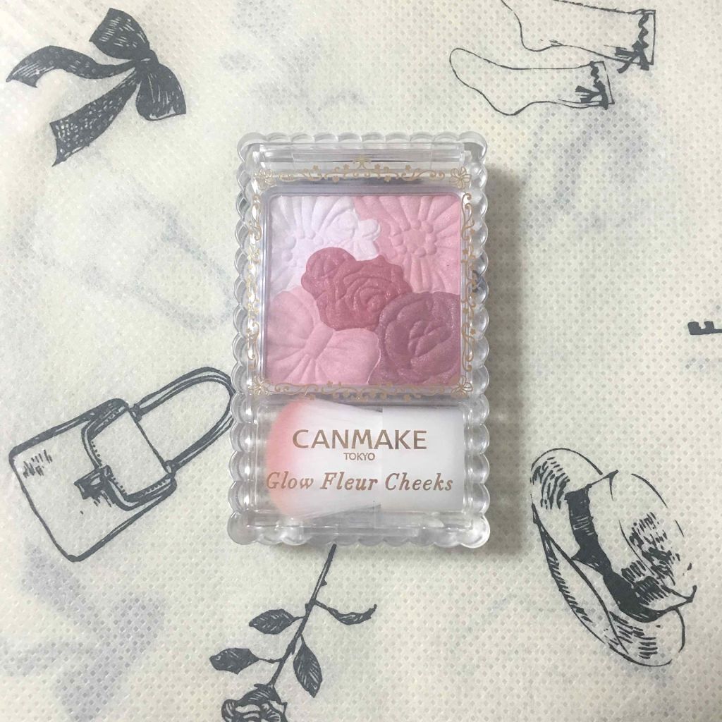 グロウフルールチークス/キャンメイク/パウダーチークを使ったクチコミ(3枚目)