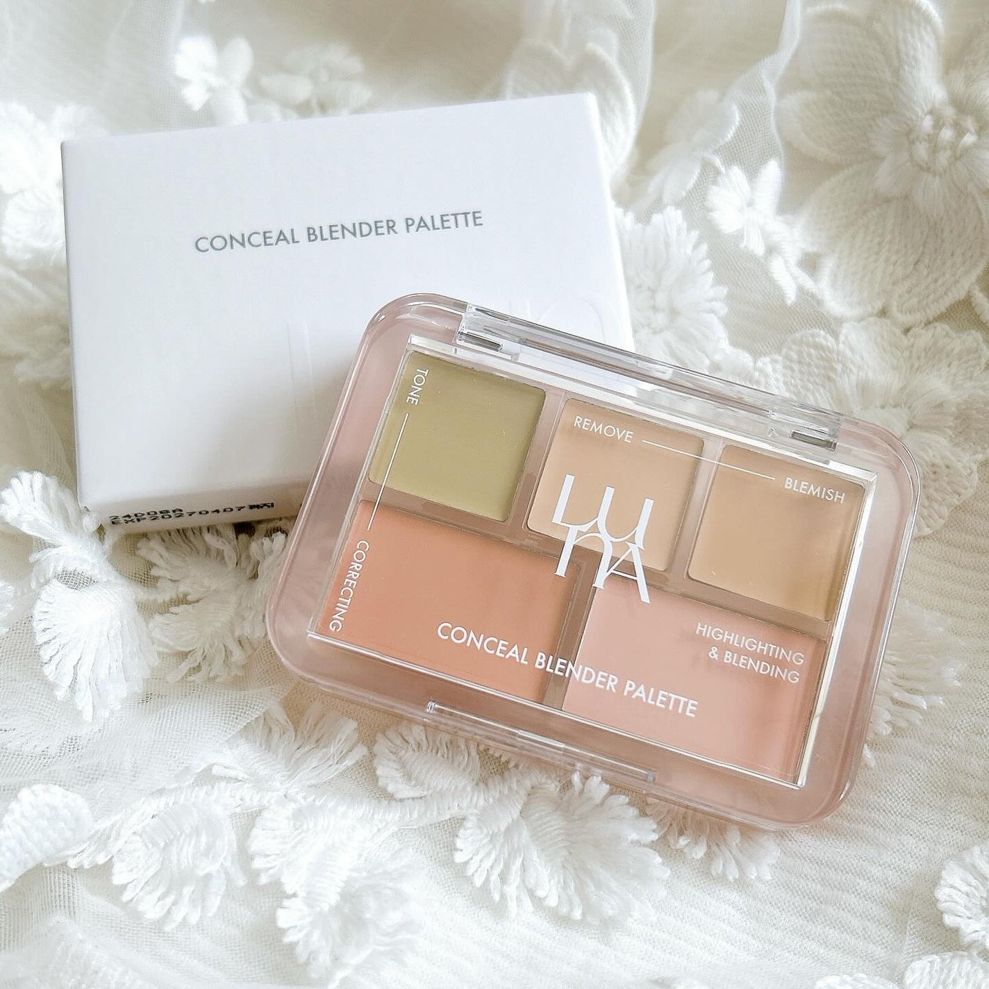 コンシールブレンダーパレット/LUNA/パレットコンシーラーを使ったクチコミ(1枚目)