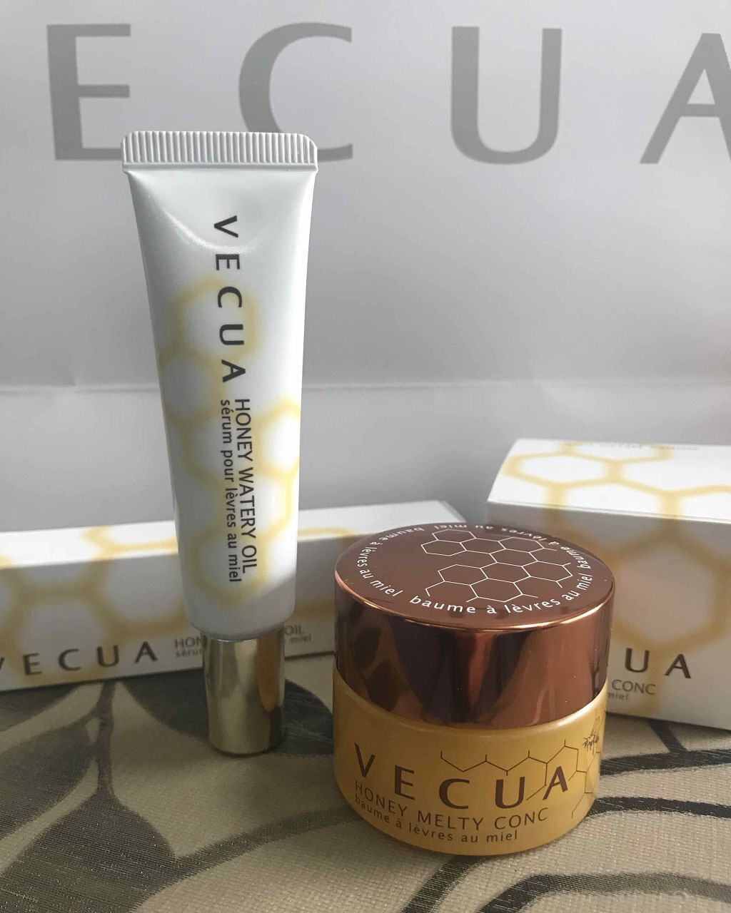 ハニーメルティコンク/VECUA/リップバームを使ったクチコミ（1枚目）