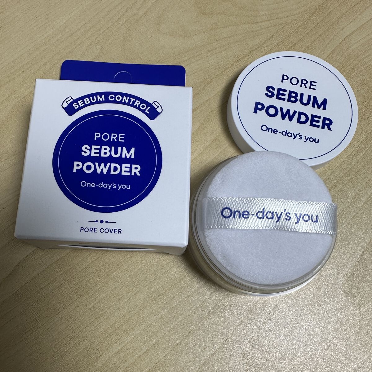 ポアセバムパウダー/One-day's you/ルースパウダーを使ったクチコミ（2枚目）