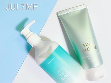 JUL7ME
FULL BLOOM 

☑︎PERUME BODY LOTION
ボディローションの服にへばりつく様なベタつくの苦手ですが、全くベタつかないので使いやすい🤟
水々しく伸びが良く、さわゆか