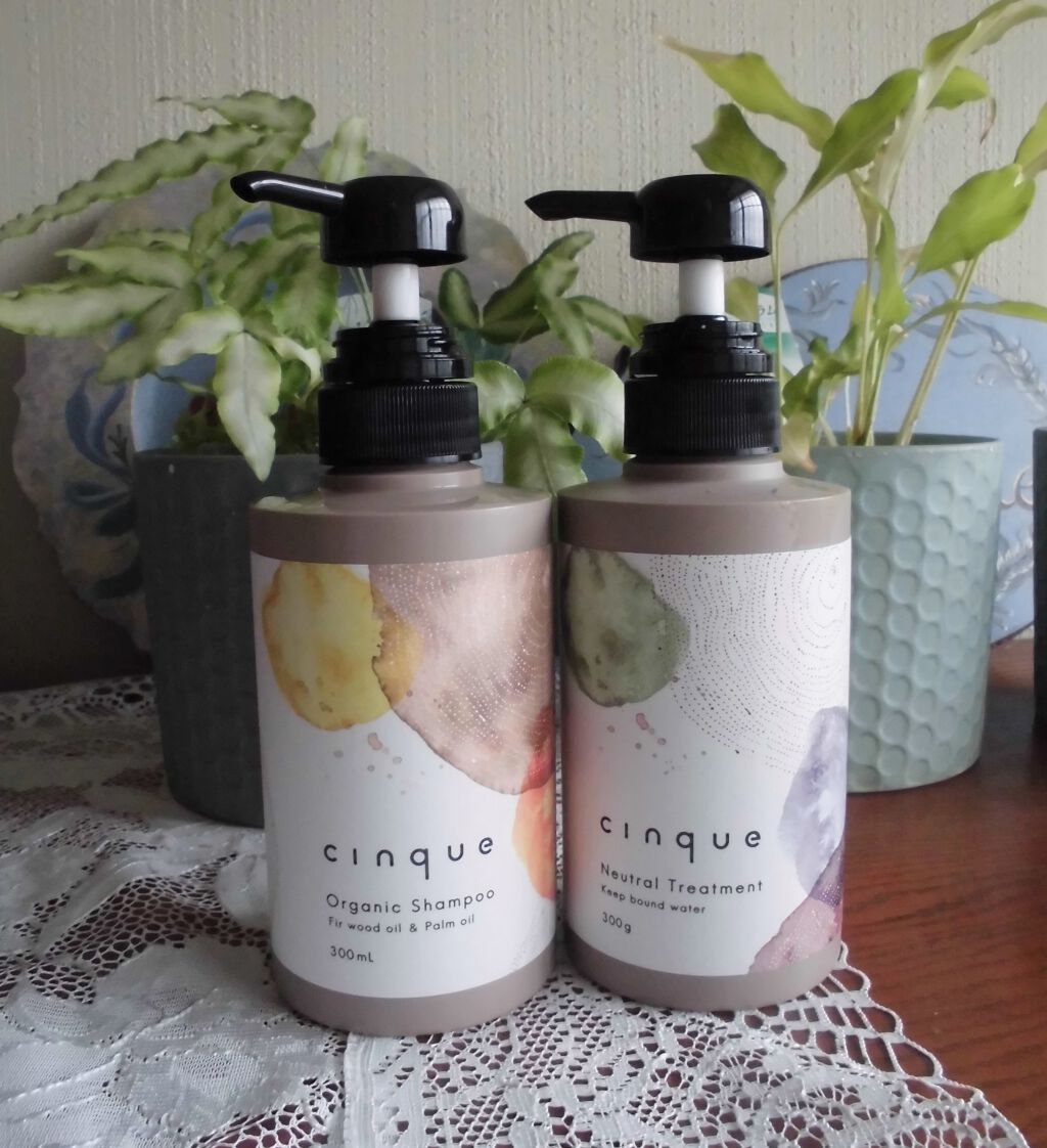 サンクオーガニックシャンプー/ニュートラルトリートメント/cinque/市販シャンプーを使ったクチコミ（1枚目）