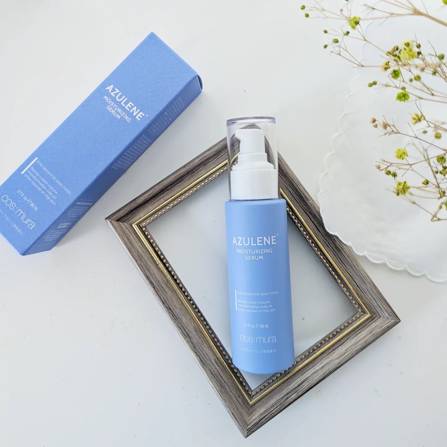 アズレンモイスチャライジングセラム/cos:mura/美容液を使ったクチコミ（2枚目）