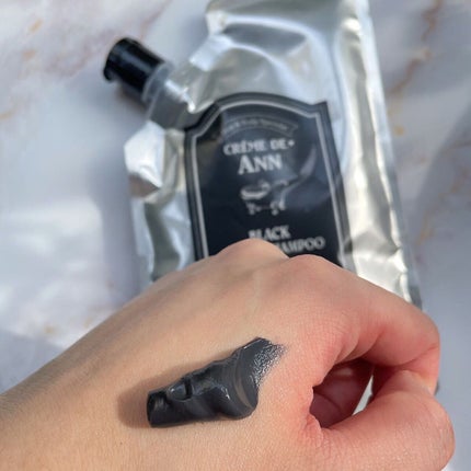 ブラッククリームシャンプー/creme de Ann/市販シャンプーを使ったクチコミ(3枚目)