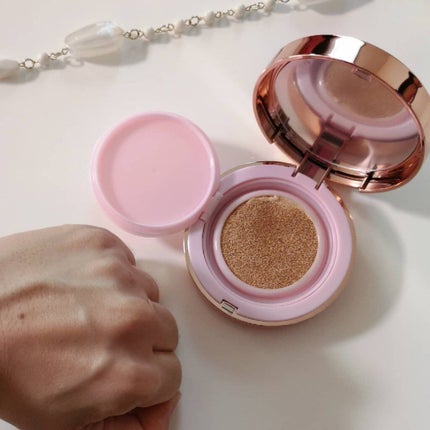 ピンクティーツリーカバークッション/APLIN/クッションファンデーションを使ったクチコミ(5枚目)