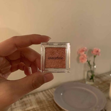 innisfree マイアイシャドウ グリッターのクチコミ「私が愛用してるイニスフリーの単色アイシャドウの最近買ったグリッター38のレビューをしたいと思い.....」（1枚目）