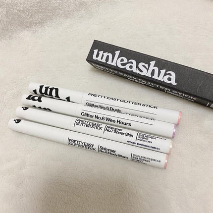 プリティー イージーグリッタースティック/unleashia/グリッターを使ったクチコミ(3枚目)