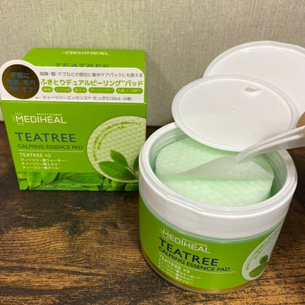 ティーツリーカーミングエッセンスパッド/MEDIHEAL/トナーパッドを使ったクチコミ(5枚目)