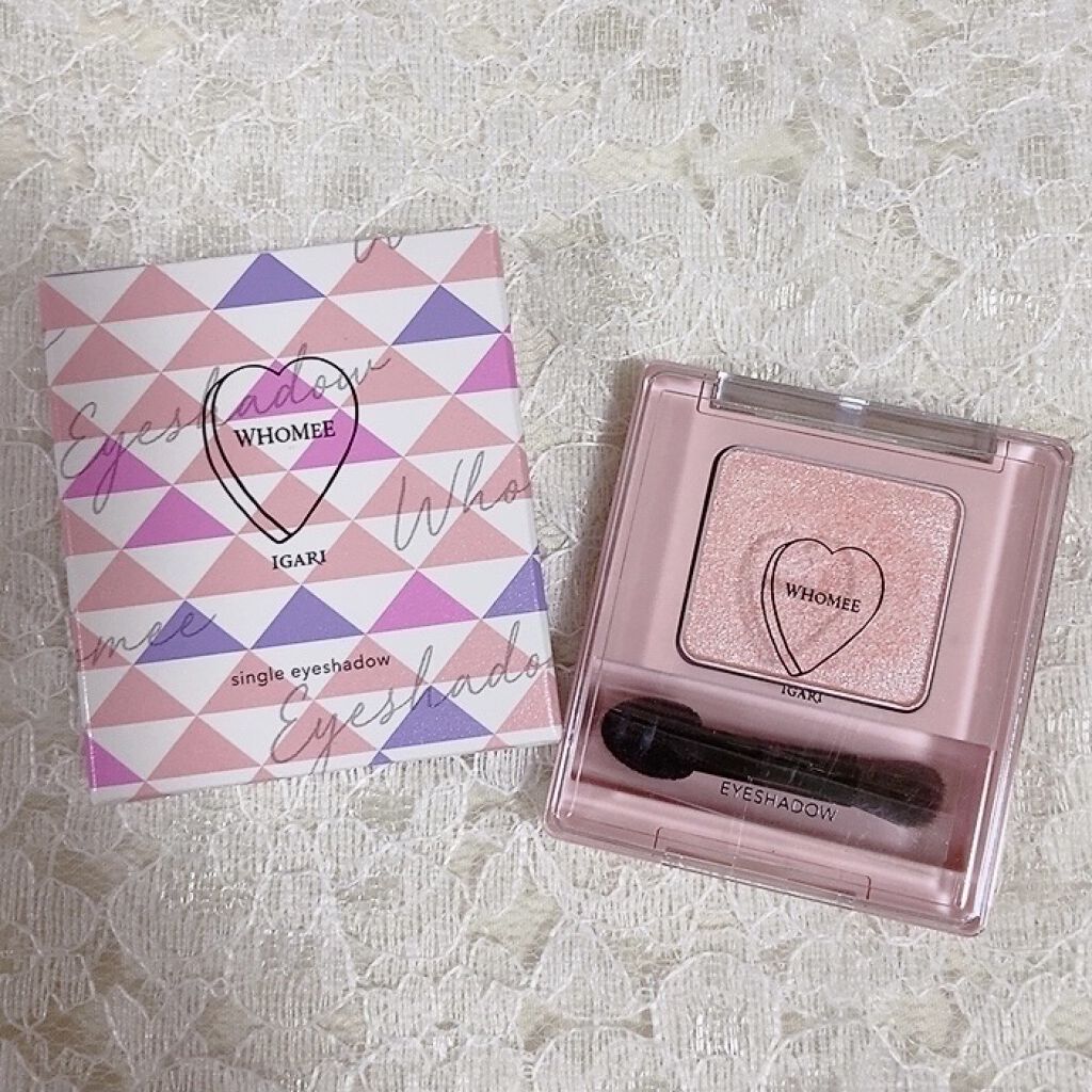 フーミー シングルアイシャドウ ローズタンドル/WHOMEE/単色アイシャドウを使ったクチコミ（1枚目）