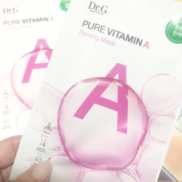 Dr.G Dr.G Pure Vitamin A Firming Maskのクチコミ「本日の#スキンケア紹介

#drg 
#ドクタージー 
#ピュアビタミンaファーミングマスク .....」（3枚目）