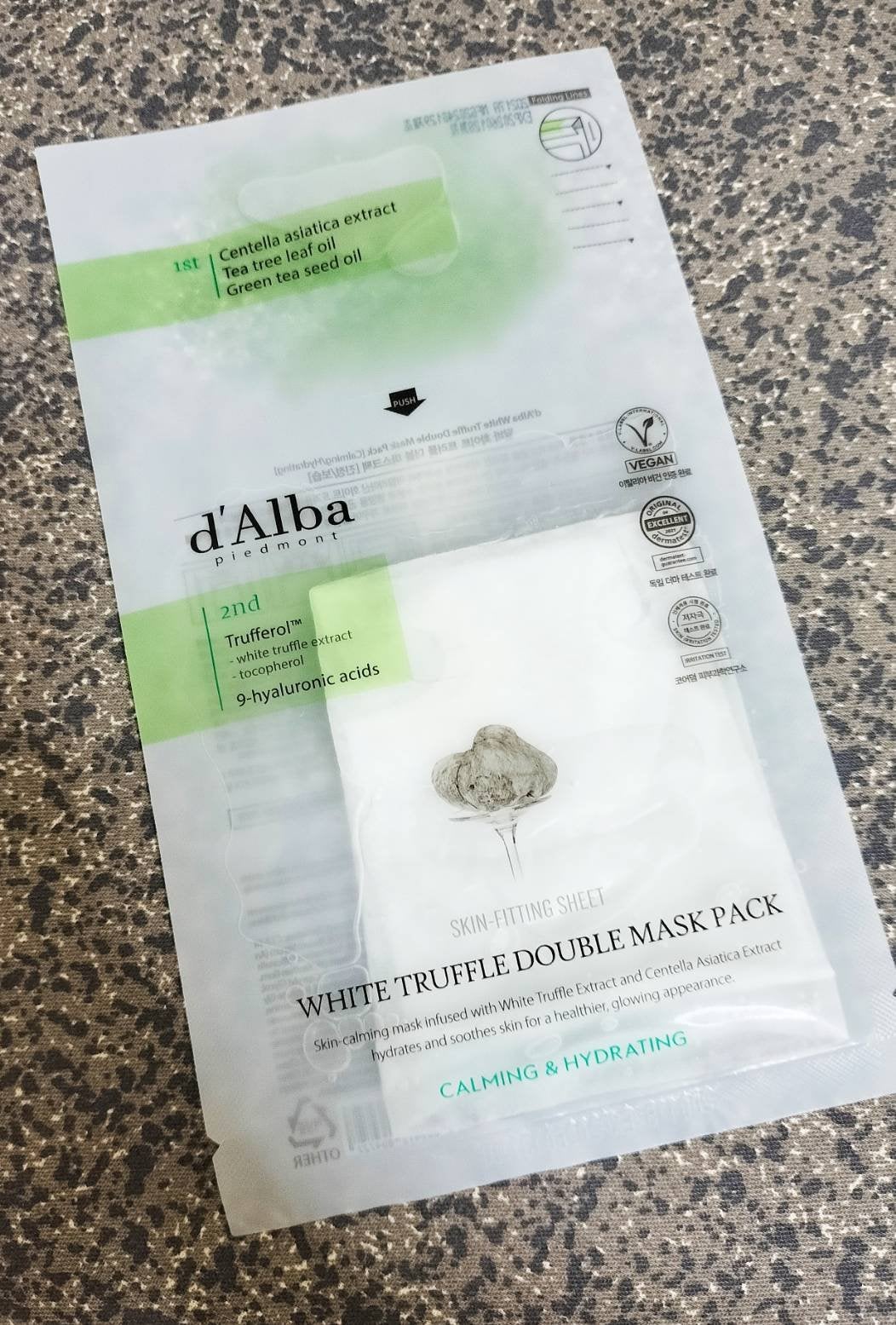 ホワイトトリュフダブルマスクパック(鎮静/保湿) /ダルバ/シートマスク・パックを使ったクチコミ(1枚目)