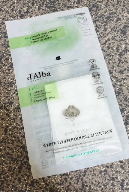 ホワイトトリュフダブルマスクパック(鎮静/保湿) /ダルバ/シートマスク・パックを使ったクチコミ(1枚目)