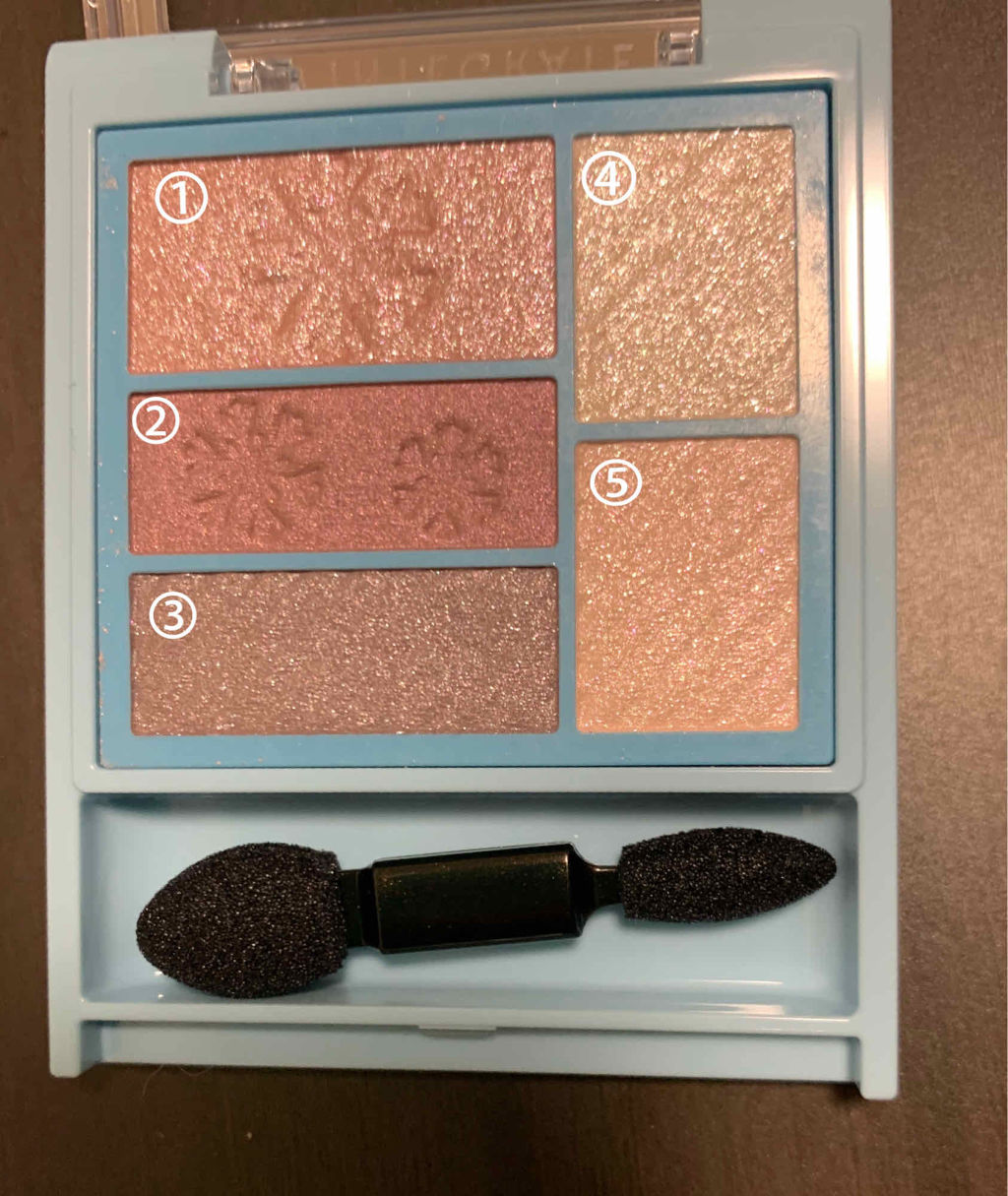 トリプルレシピアイズ/インテグレート/アイシャドウパレットを使ったクチコミ（2枚目）